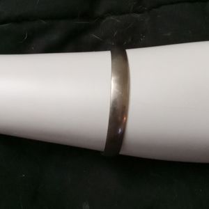 Distressed silver bracelet